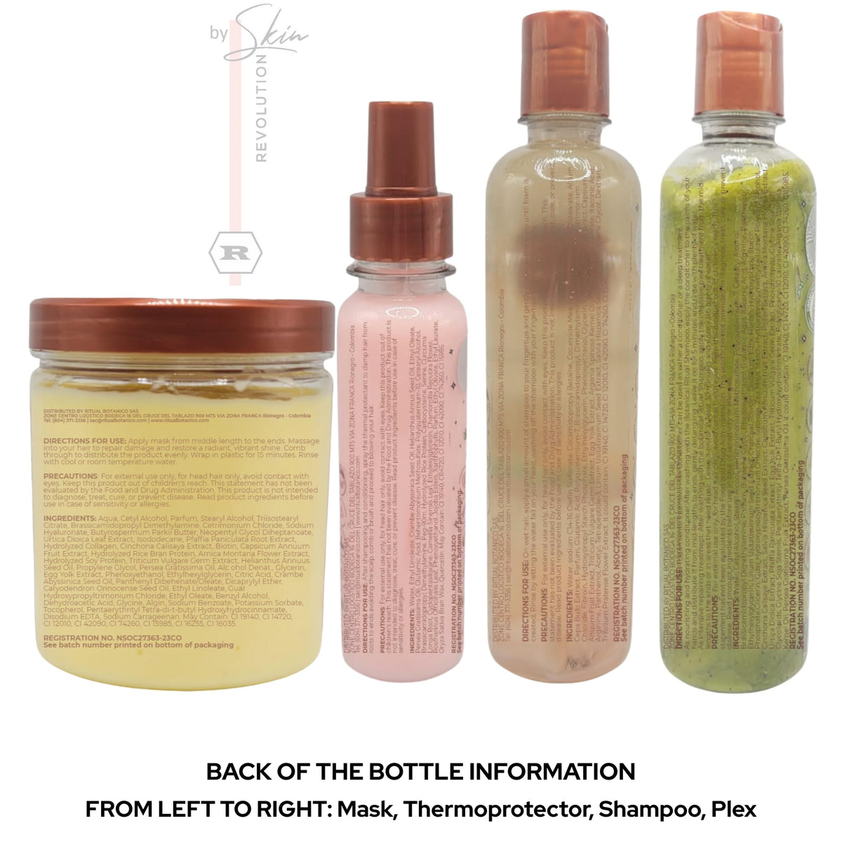 Skin Revolution full four-piece kit arranged to show complete care system