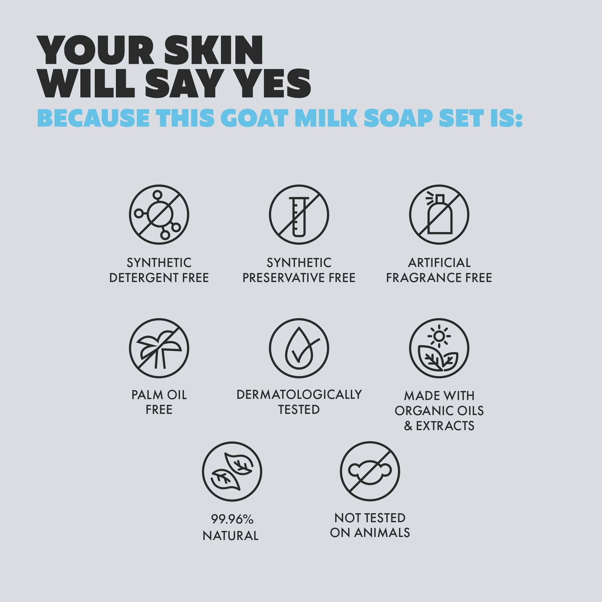 Skin Said Yes close-up of soap bar texture revealing smooth triple-milled surface for gentle cleanse