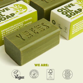 Skin Said Yes soap displayed in bathroom setting conveying natural care and daily use convenience