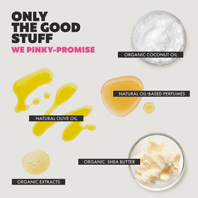 Skin Said Yes ingredients label listing olive oil shea aloe for transparency