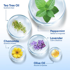 SKIN ULTIMA label close-up highlighting key actives and safety testing benefit