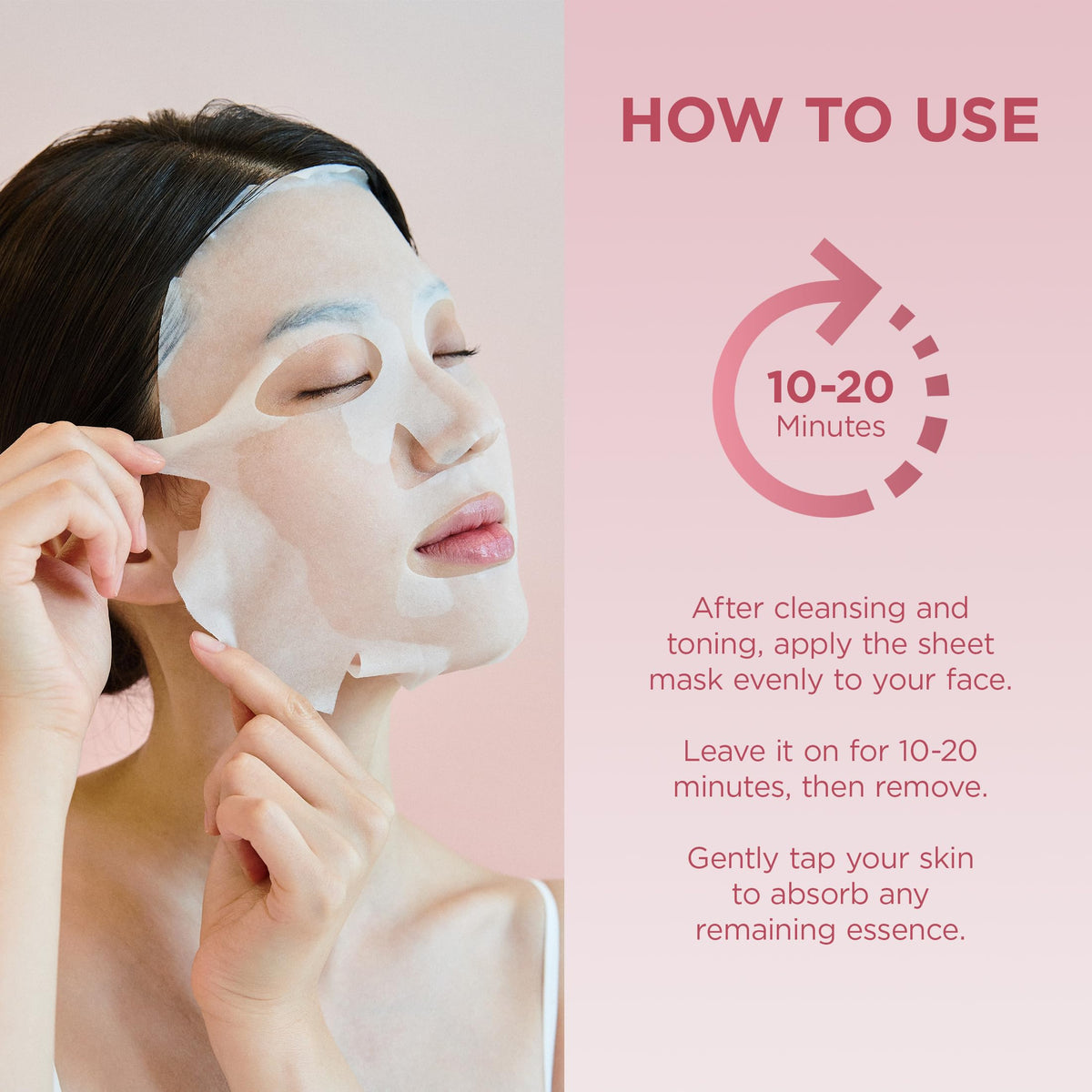 SKIN1004 patting remaining essence into skin to boost absorption benefit