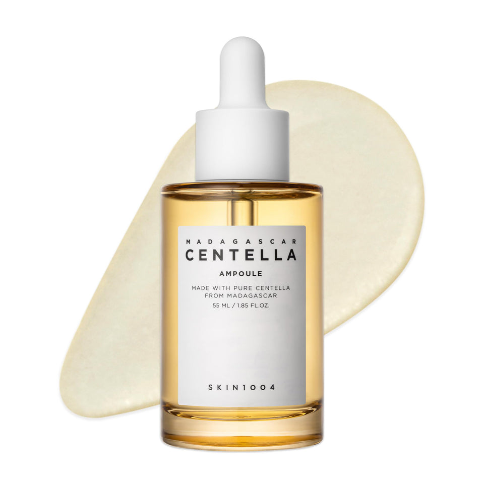 SKIN1004 ampoule front packaging showing clean bottle and product benefit