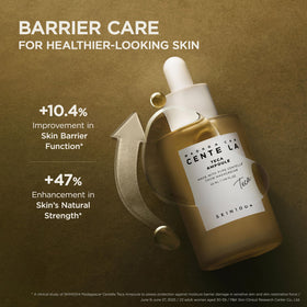 SKIN1004 ampoule layered on skin demonstrating multi-layer hydration