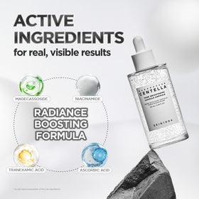 SKIN1004 bottle held in hand to show 100ml scale and practical size