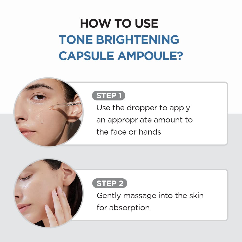 SKIN1004 ampoule on bathroom shelf in lifestyle setting, promoting daily use routine