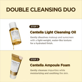 SKIN1004 ampoule serum drop captured to show concentrated centella soothing benefit