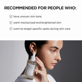 SKIN1004 clear serum texture close-up, highlighting fast-absorbing hydration