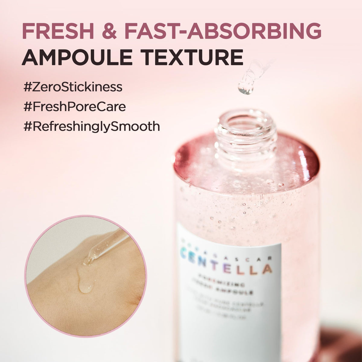 SKIN1004 size comparison beside common items to show 50ml portability benefit