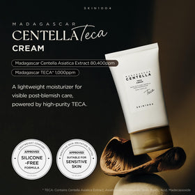 SKIN1004 cream texture close-up demonstrating lightweight absorption