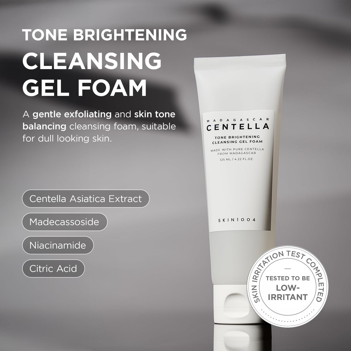 SKIN1004 gel texture close-up demonstrating smooth hydrating consistency