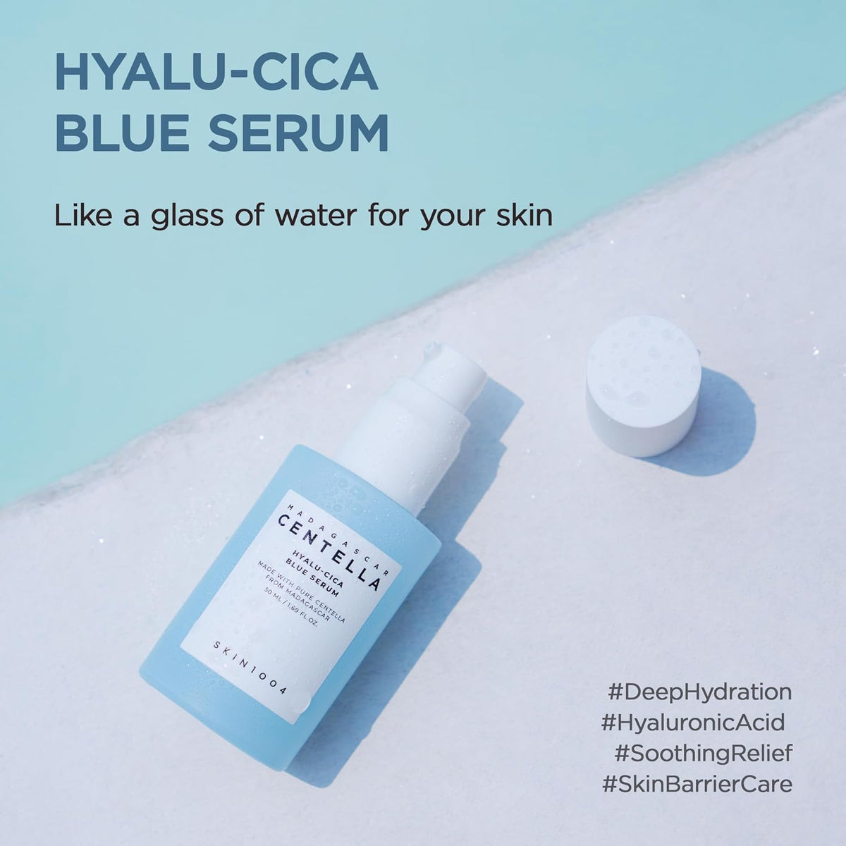 SKIN1004 dropper dispensing serum highlighting controlled, clean application