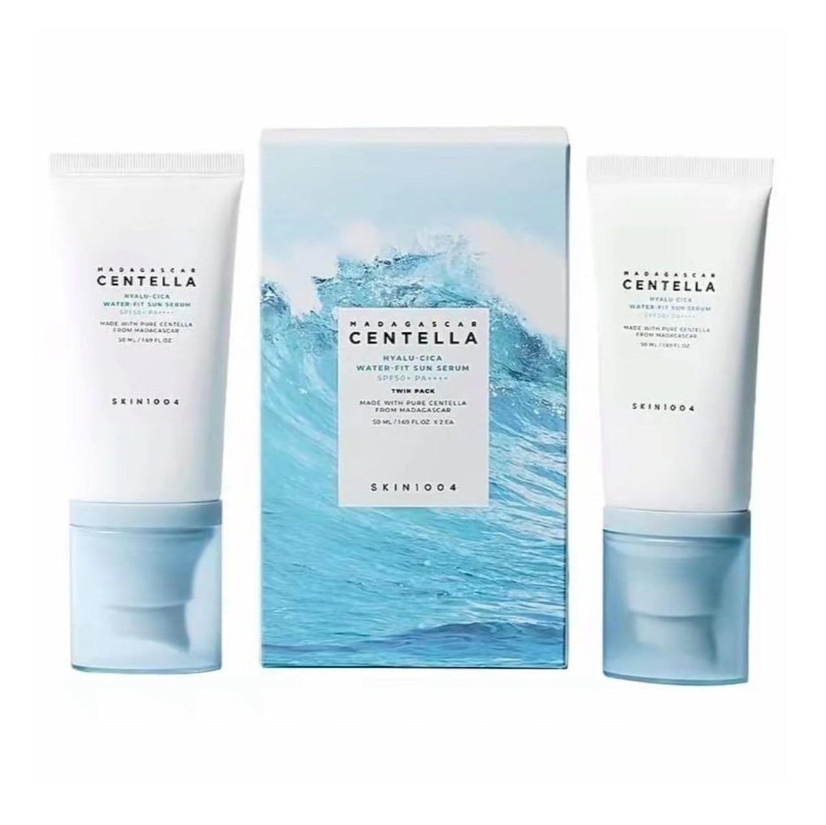 SKIN1004 front packaging showing SPF50 protection and benefits