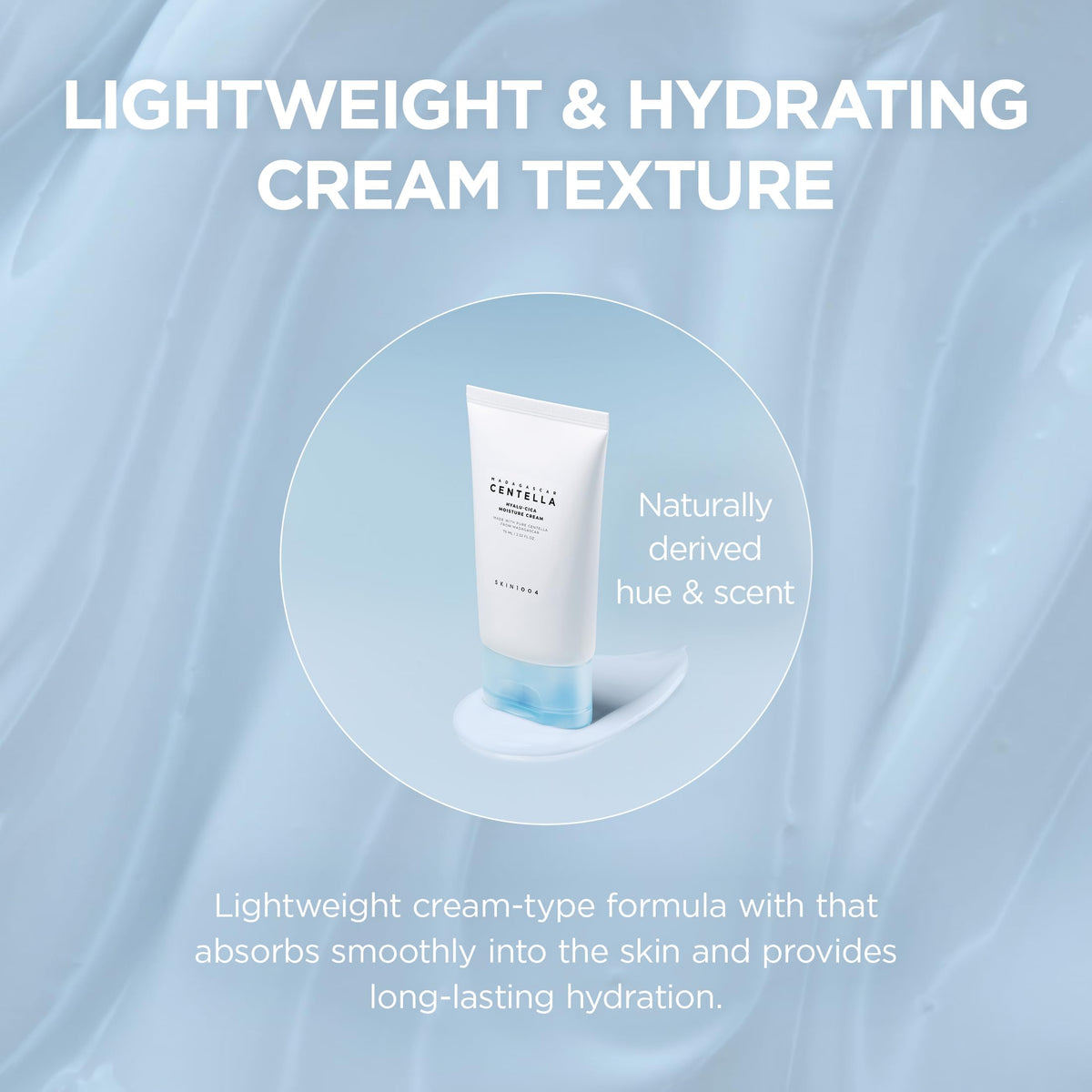 SKIN1004 label and ingredients panel emphasizing hyaluronic and centella