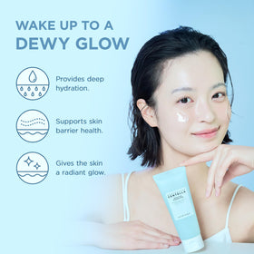 SKIN1004 label closeup highlighting hyalu-cica formula and ingredient callouts