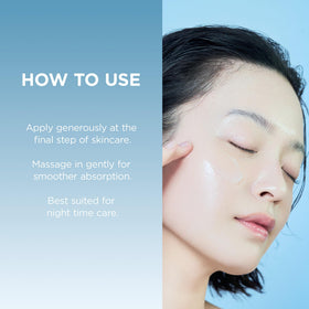 SKIN1004 nighttime routine setting showing the sleeping pack used before bed