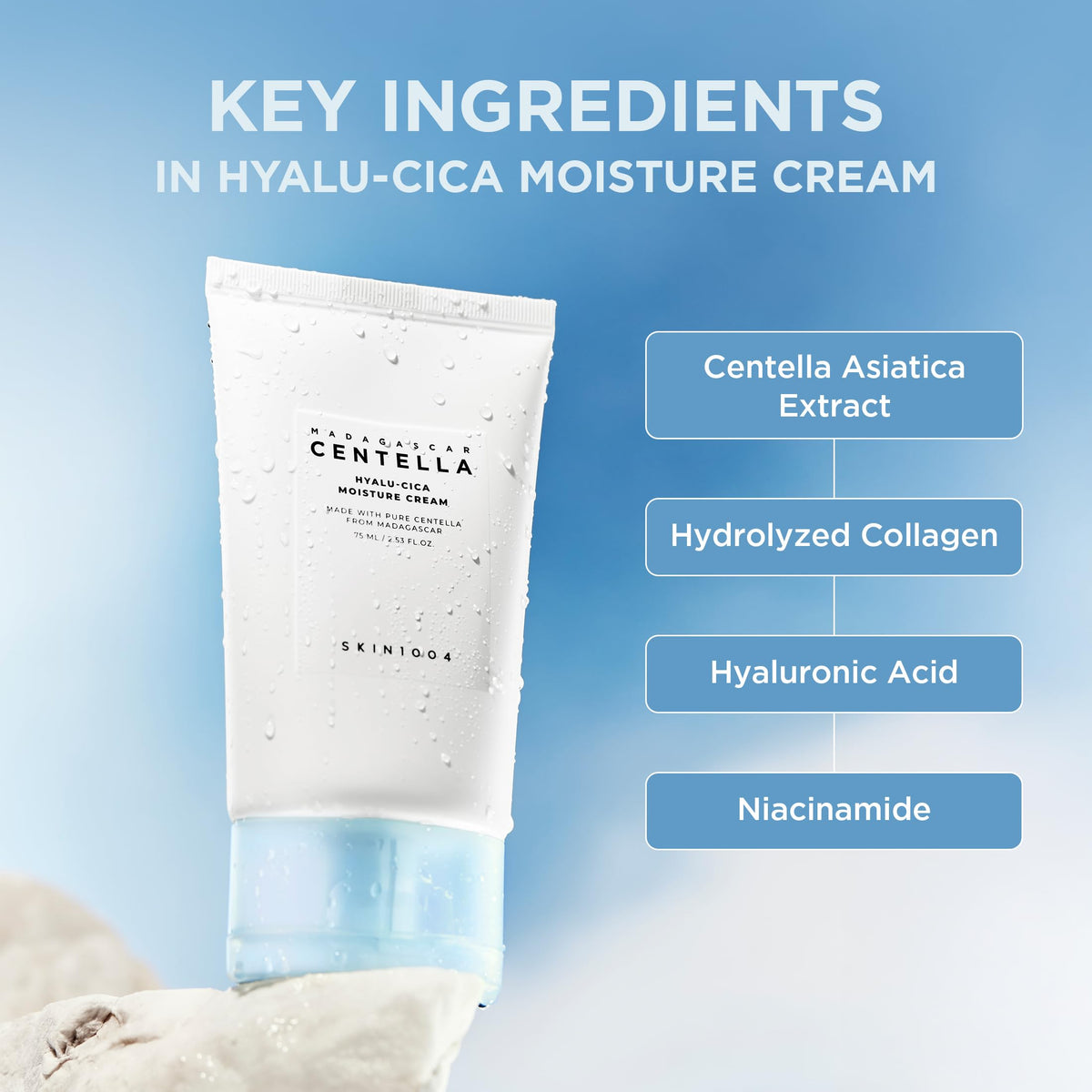 SKIN1004 open jar revealing gel-cream consistency and fresh appearance