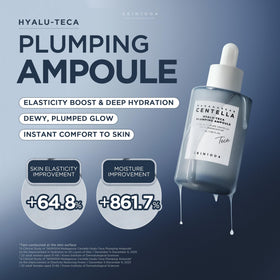 SKIN1004 close-up serum drop texture highlighting lightweight hydration and quick absorption