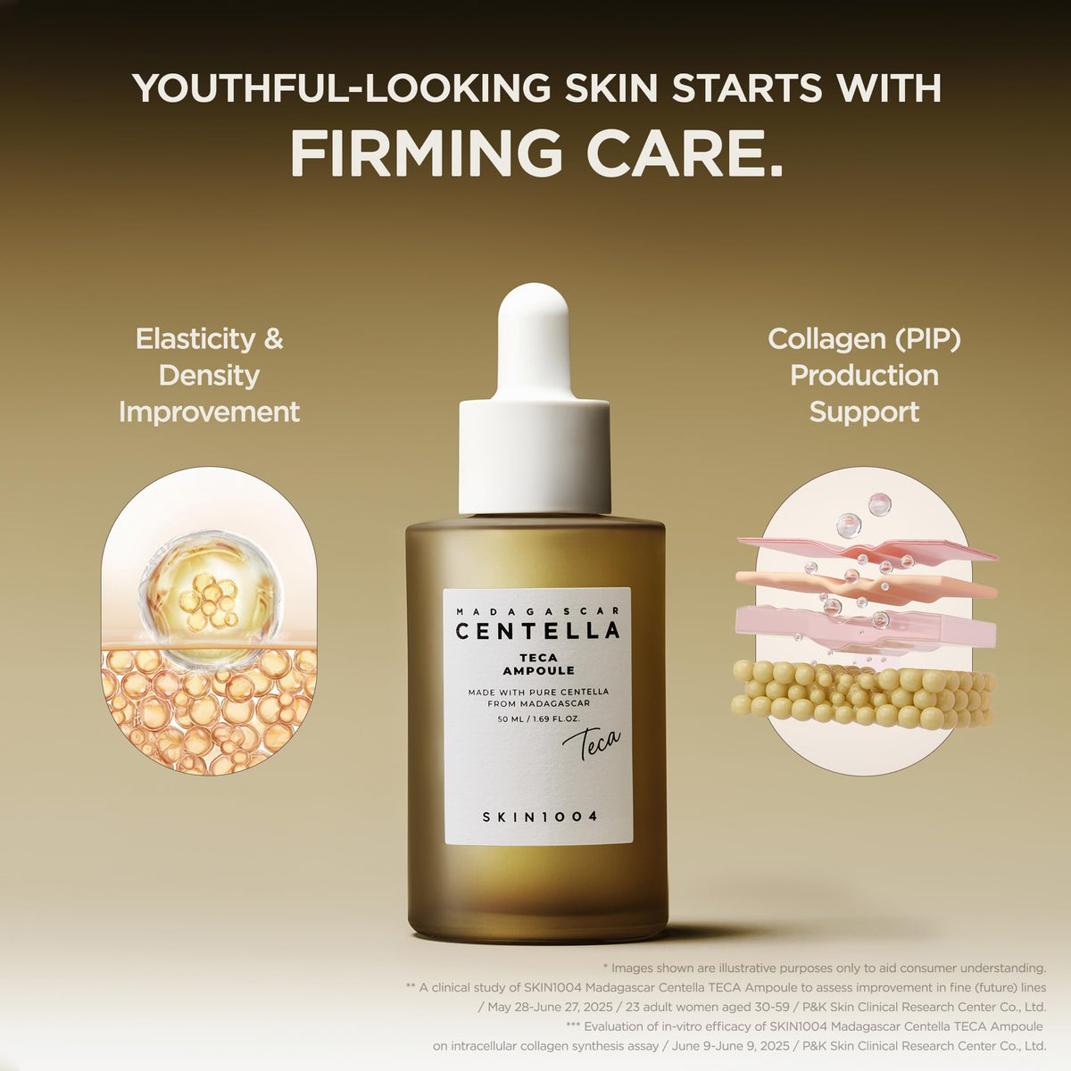 SKIN1004 label close-up highlighting TECA and ingredient transparency