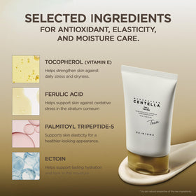SKIN1004 ingredient label highlighting centella TECA and PDRN benefits