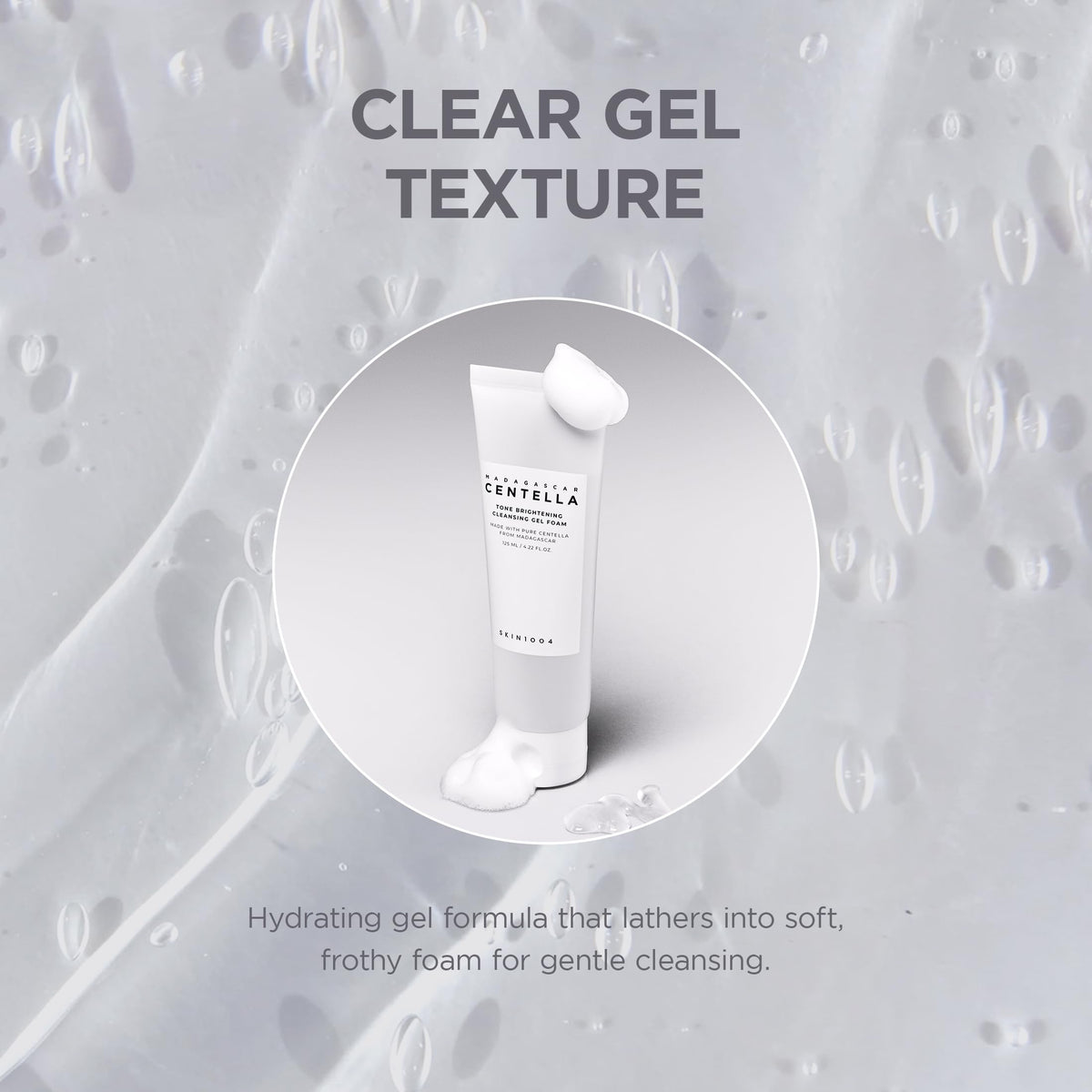 SKIN1004 label close-up highlighting Centella and MadeWhite ingredients