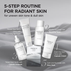 SKIN1004 with Madagascar Centella leaves highlighting calming benefits