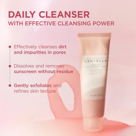 SKIN1004 Centella Asiatica leaves from Madagascar highlighting soothing support