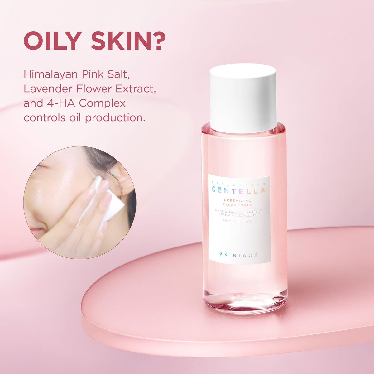 SKIN1004 Himalayan pink salt crystals representing purifying oil control