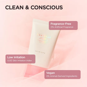 SKIN1004 before and after skin texture comparison showing smoother appearance