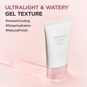 SKIN1004 on bathroom shelf in lifestyle scene conveying daily routine ease