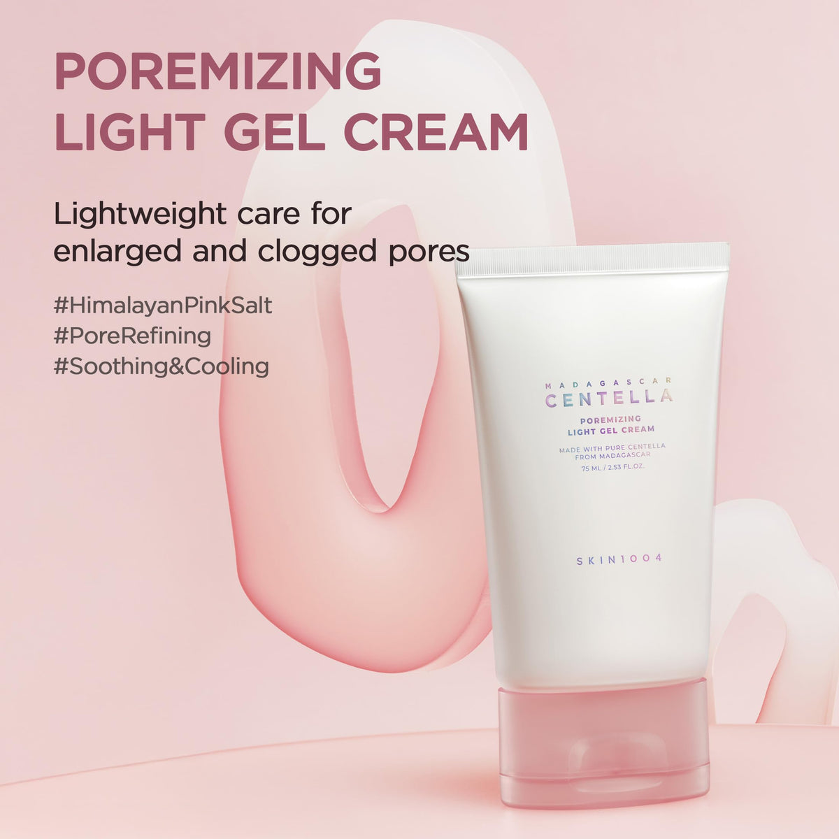 SKIN1004 open jar texture showing lightweight gel-cream for fast absorption