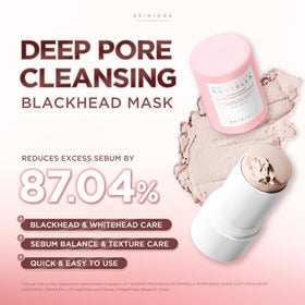 SKIN1004 clay stick twisted up showing easy glide and no-mess application