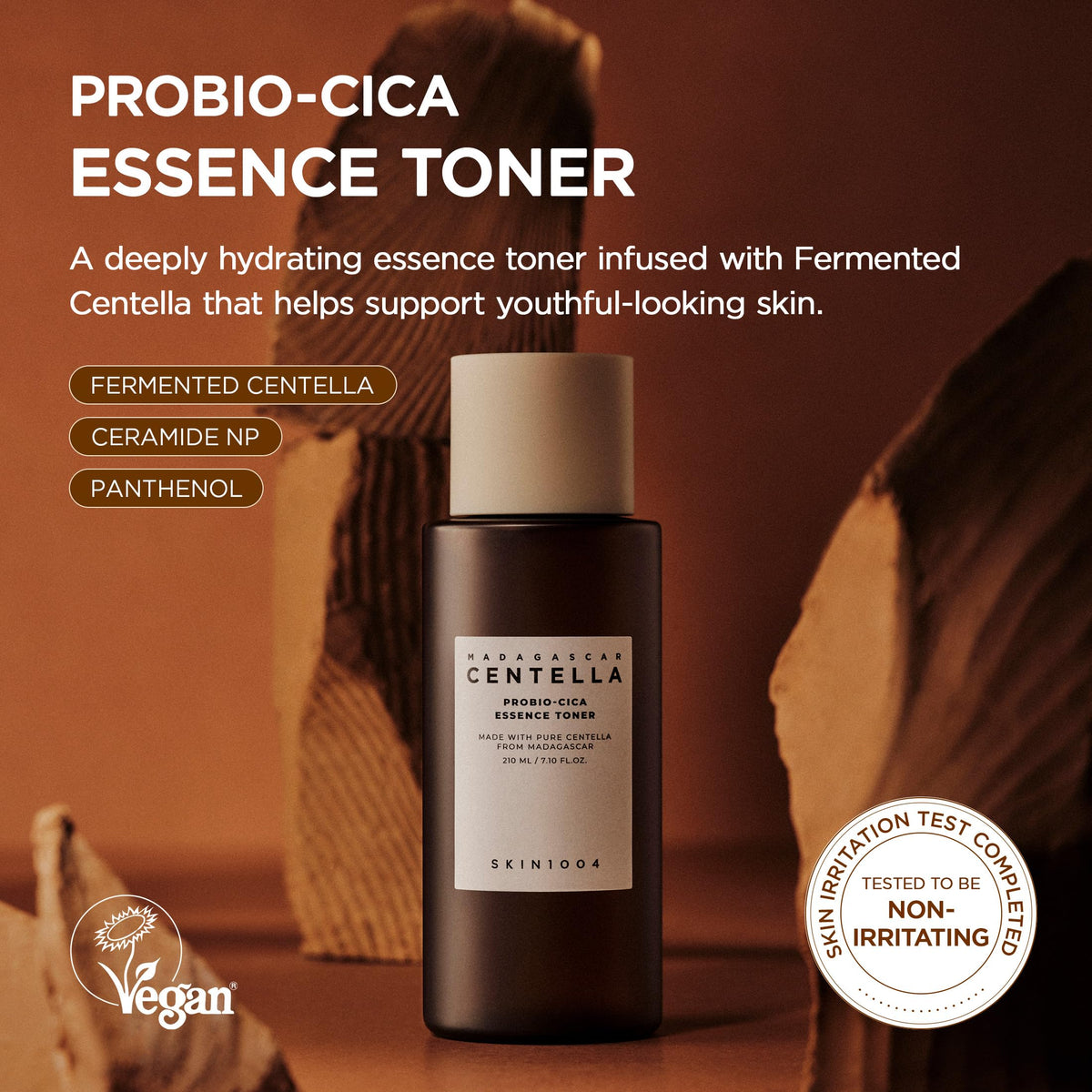 SKIN1004 label close-up highlighting Probio-Cica ingredients and clarity