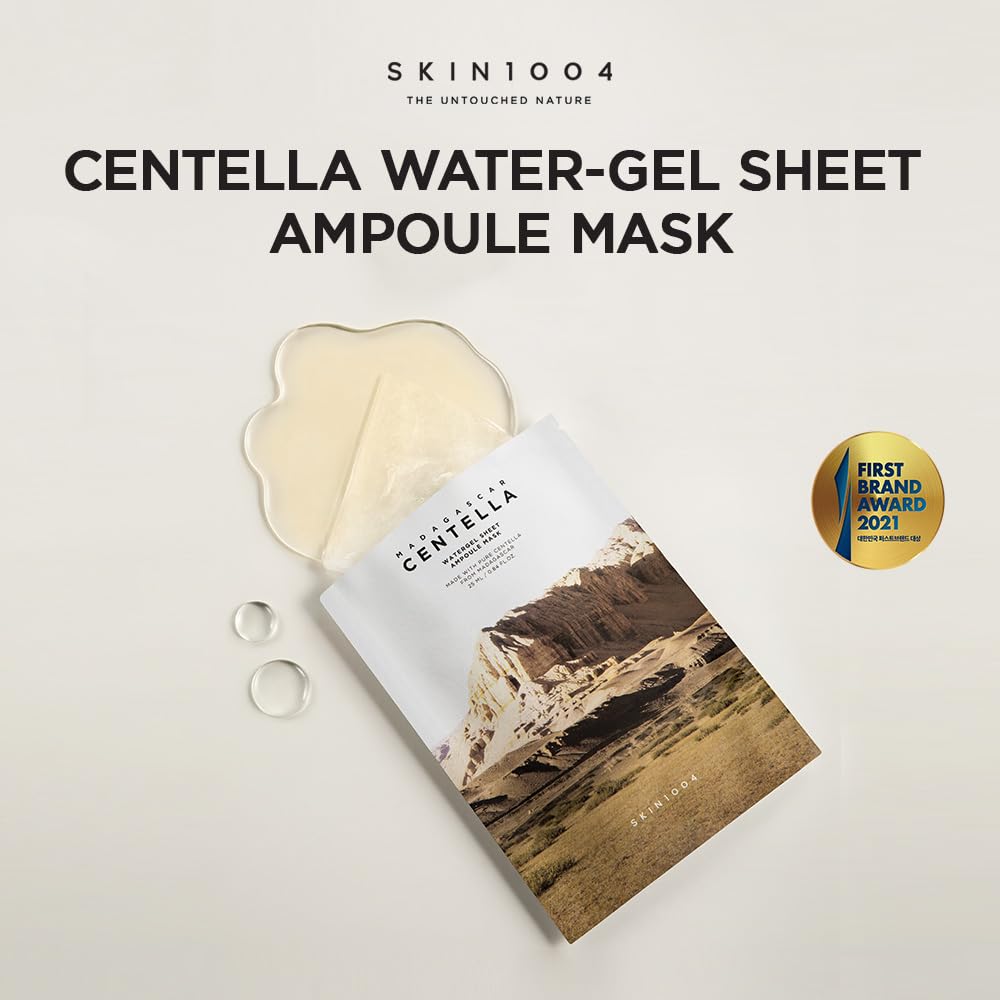 SKIN1004 close-up of gel sheet edge highlighting soft texture and secure fit