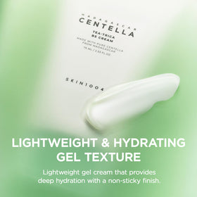 SKIN1004 tube beside common items for 75ml size and travel convenience