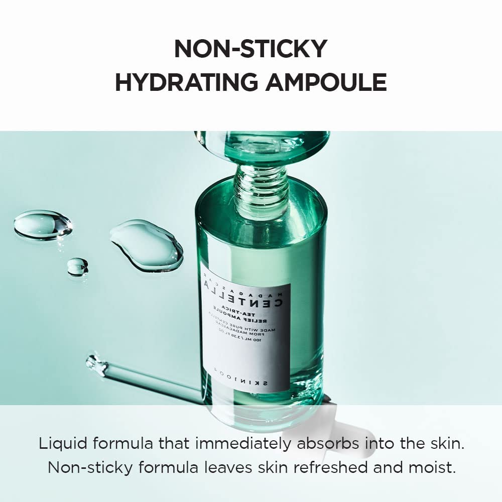 SKIN1004 gel texture pool illustrating lightweight, fast-absorbing hydration