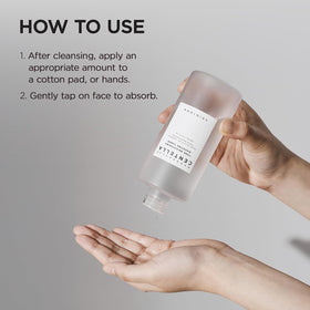 SKIN1004 bottle in hand for scale conveying generous 210ml volume benefit