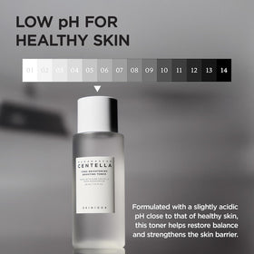 SKIN1004 toner on cotton pad during application showing gentle exfoliation benefit