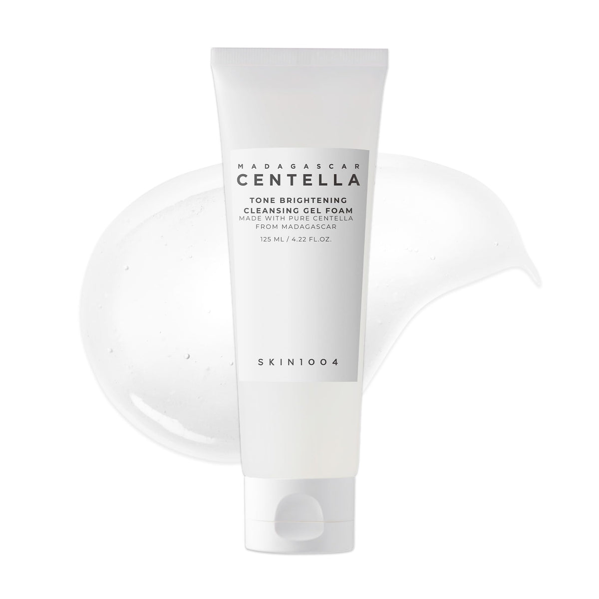 SKIN1004 front packaging showing cleanser bottle and key benefits