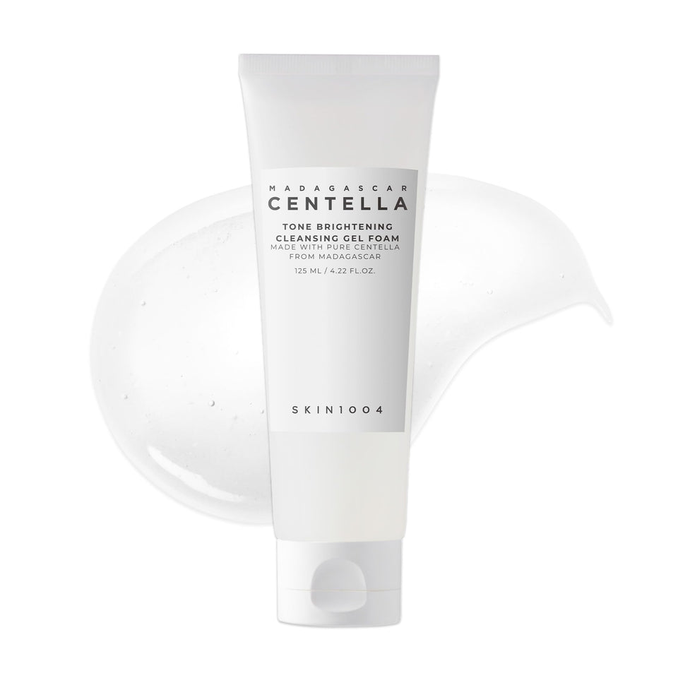 SKIN1004 front packaging showing cleanser bottle and key benefits
