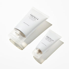 SKIN1004 toner bottle label view highlighting centella hydration and prepping skin