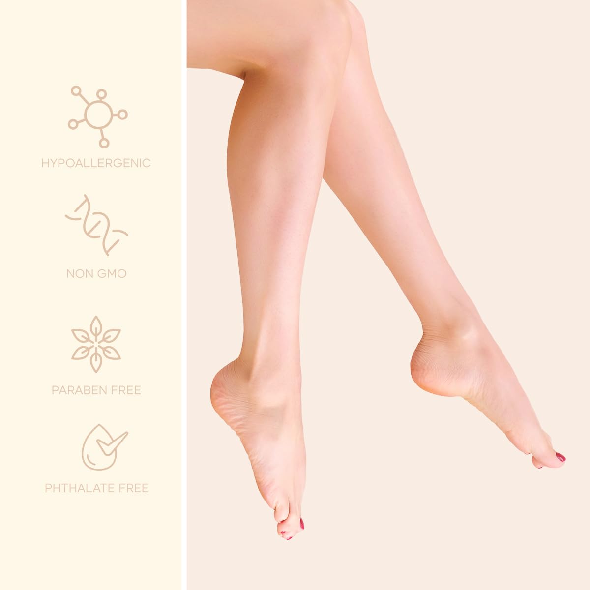 Skin 2.0 foot mask in use with person relaxing and hydrating feet
