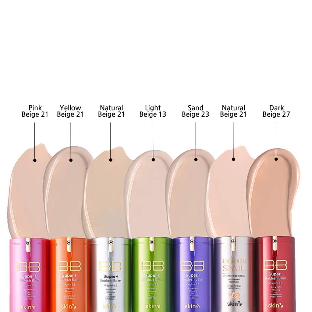 SKIN79 application on face demonstrating even coverage and glow