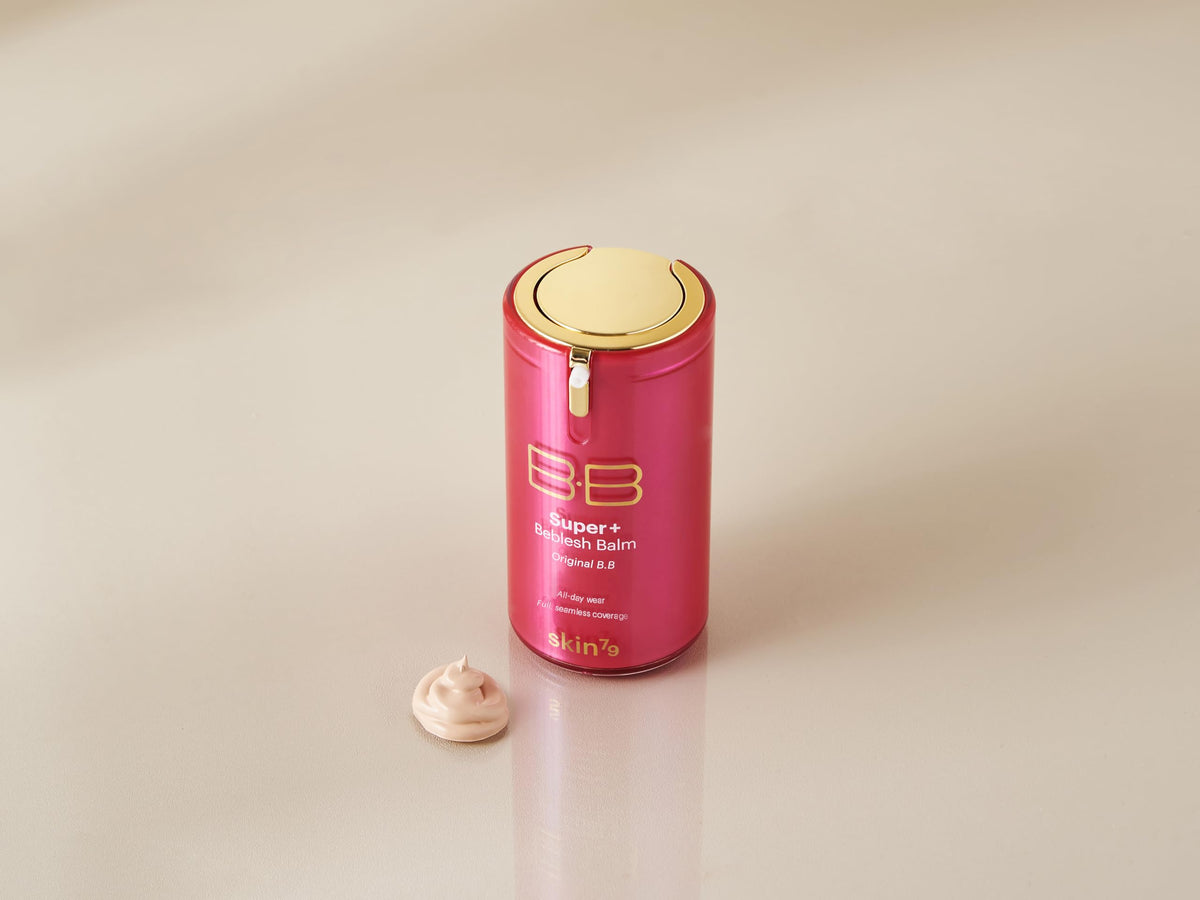 SKIN79 tube next to a coin displaying 40g size for scale and portability