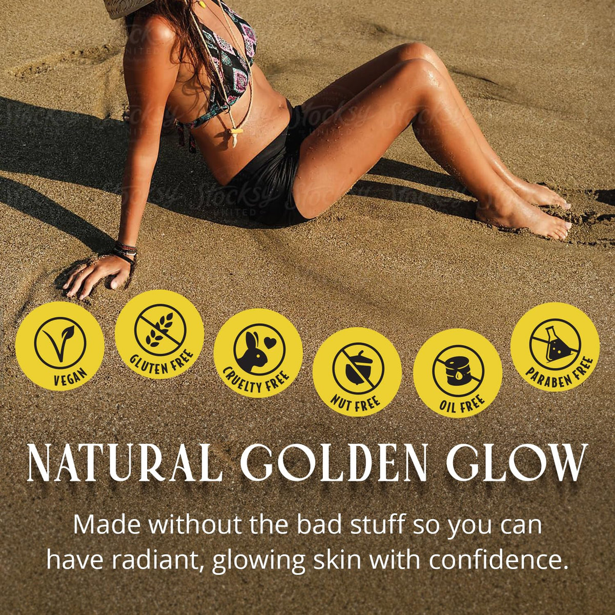 Skinerals facial application close-up, gentle coverage for natural-looking glow