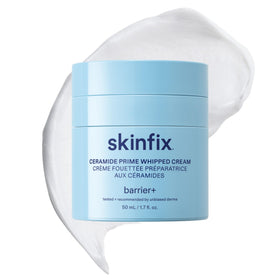 Skinfix jar front view showing packaging and lightweight moisturizer benefit