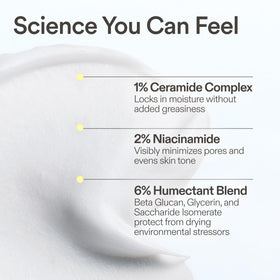 Skinfix product label close-up showing key ingredients and clean formulation benefit