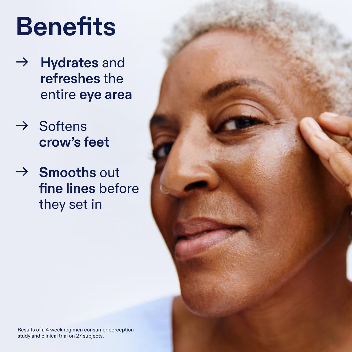Skinfix before and after comparison showing reduced fine lines appearance