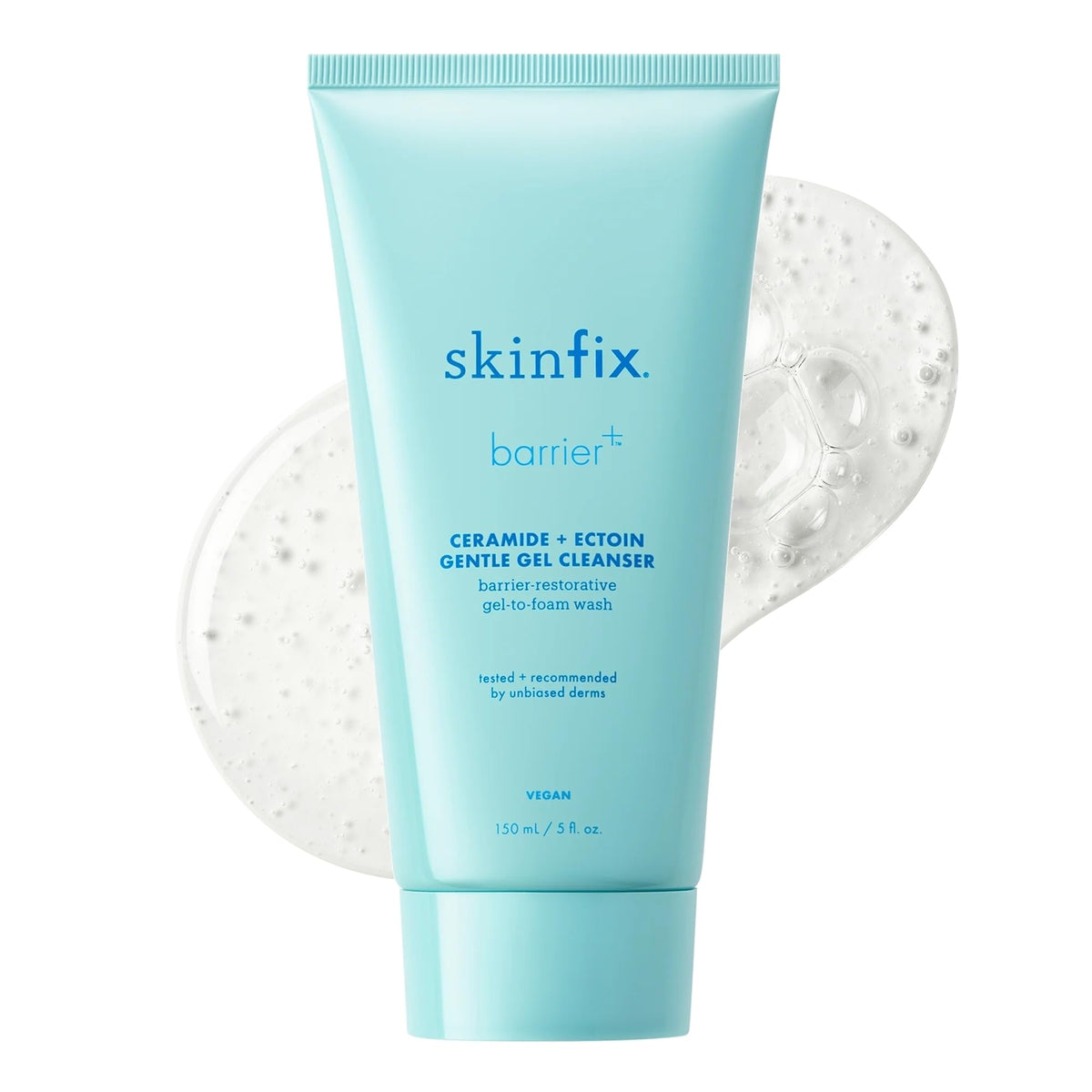 Skinfix front bottle view showing label and 5 oz size, clear and reassuring