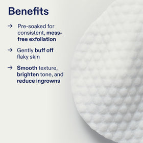 Skinfix pad saturated with serum highlighting active acids